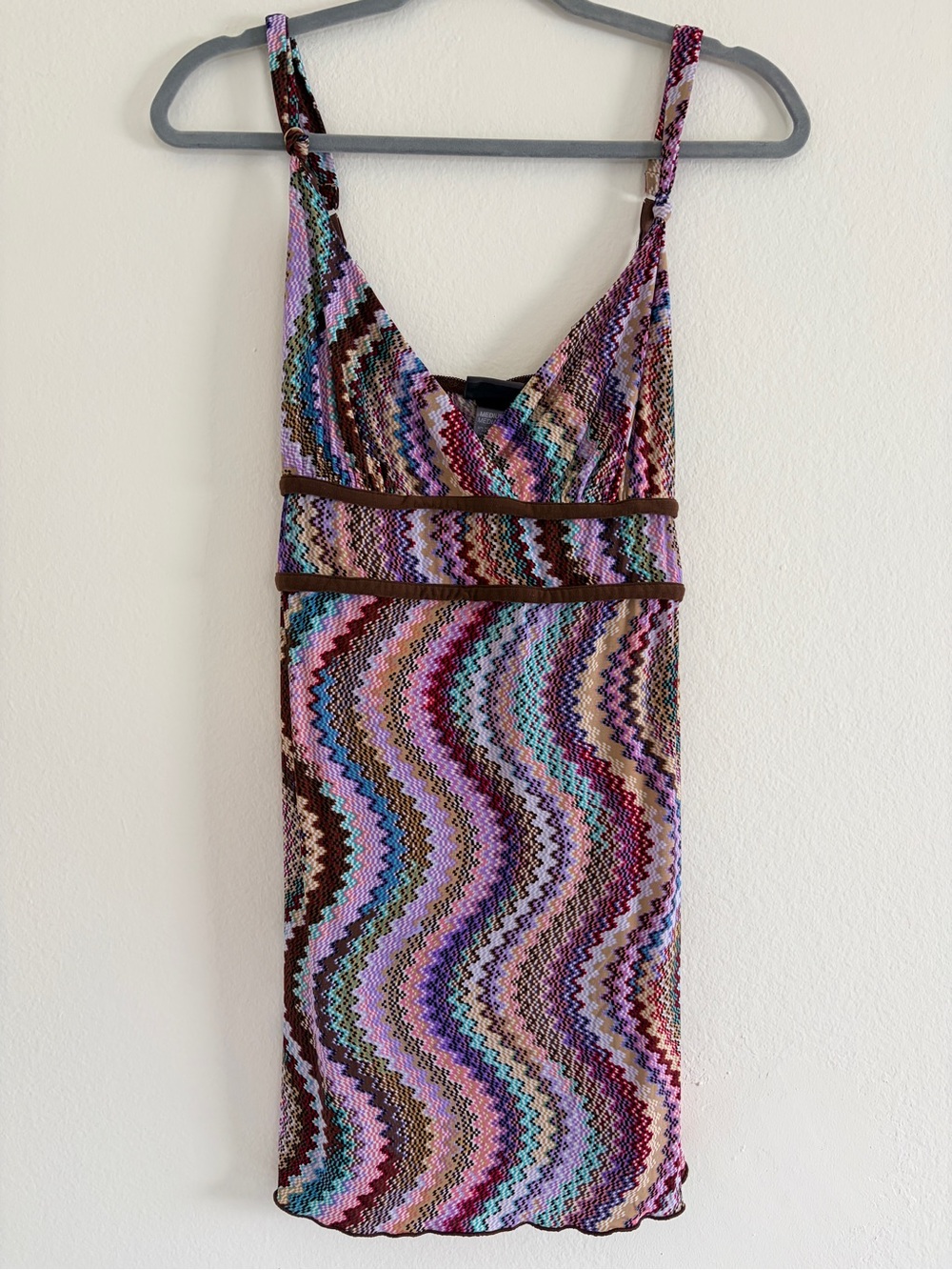 Bisou Bisou Missoni Inspired Printed Sleepwear Slip Dress